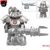 W1360-W1364 Game Popular Creative Mini Assembled Building Block Action Figures Plastic Kid's Educational Toys