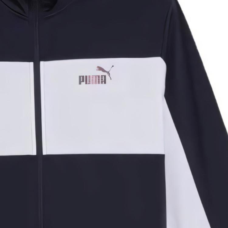 Puma Fashionable Comfortable Soft Versatile Casual Sports Suit Men Suits Navy-Blue 687740-16