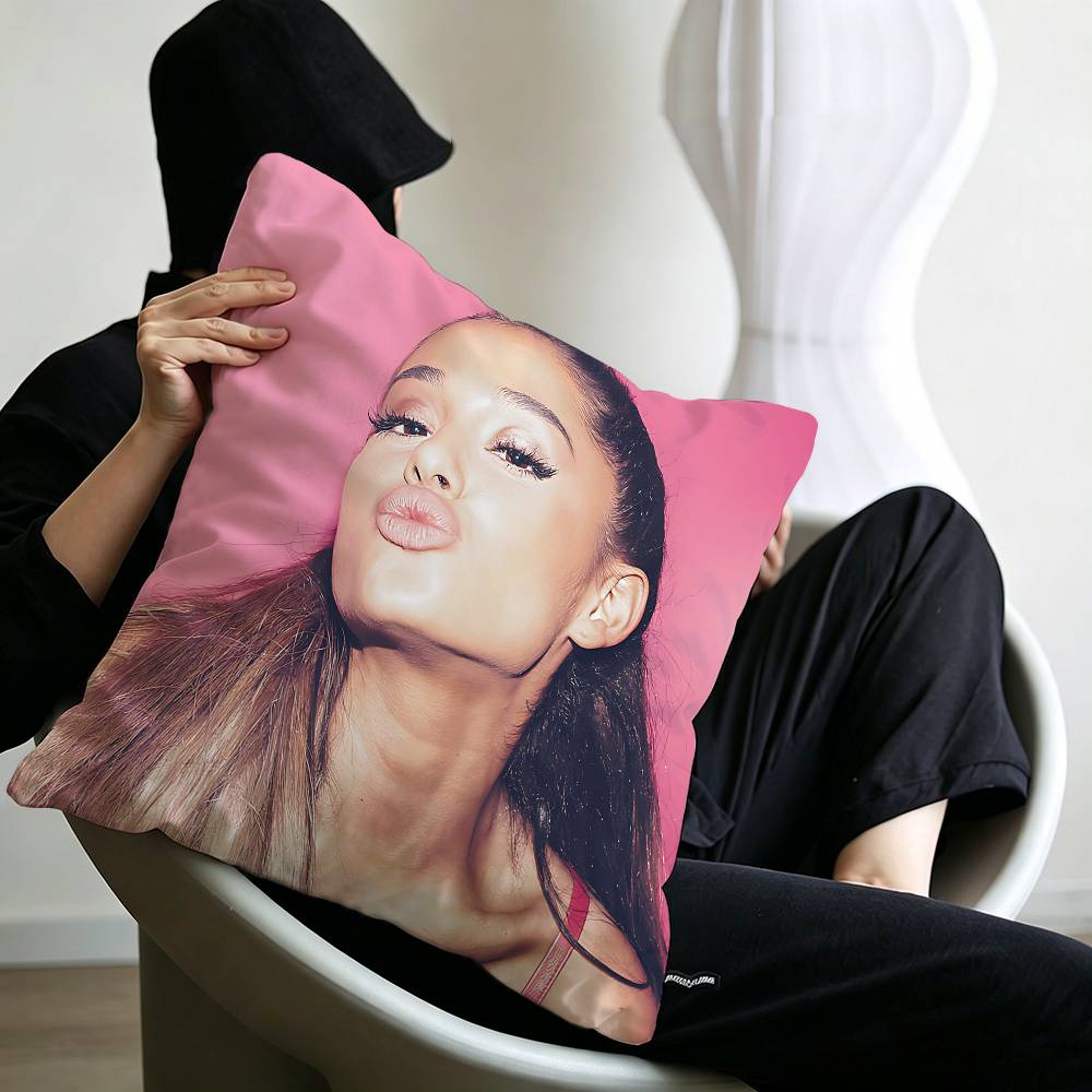 Pop Singer AAriana GGrande Maple Design Cushion Cover Happy Autumn Harvest decor Holiday Decorati Pillow Cover