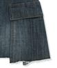 Mattengkim Cargo Mini Denim Skort In Blue