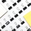 240Pcs Mini Binder Clips, 5/8 Inch(15mm), Paper Clamps Small Size for Office Supplies, Black