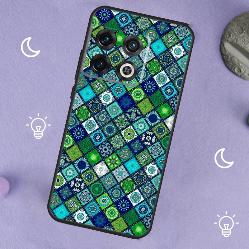 

Vintage Retro Lattice Flower For OnePlus 15 13 12 11 13R 12R 10R 13T 10T 8T Case For OnePlus Nord 5 CE 3 2 4 Lite N20 N30 OnePlus 10R