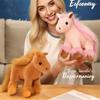 Horses, Stuffed Animals, Plush Toys, Doll Zoo Children's Gifts