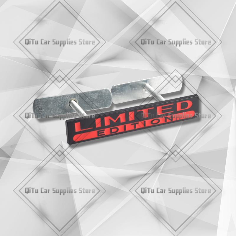 Zinc Alloy Limited Edition Badge Car Body Trunk Emblem 3D Grille Sticker For Nissan Suzuki Geely Skoda Subaru Fiat Chery Toyota