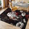 1pc Owl Flowers Carpet Anti Slip Polyester Floor Mat for office,Bedroom
