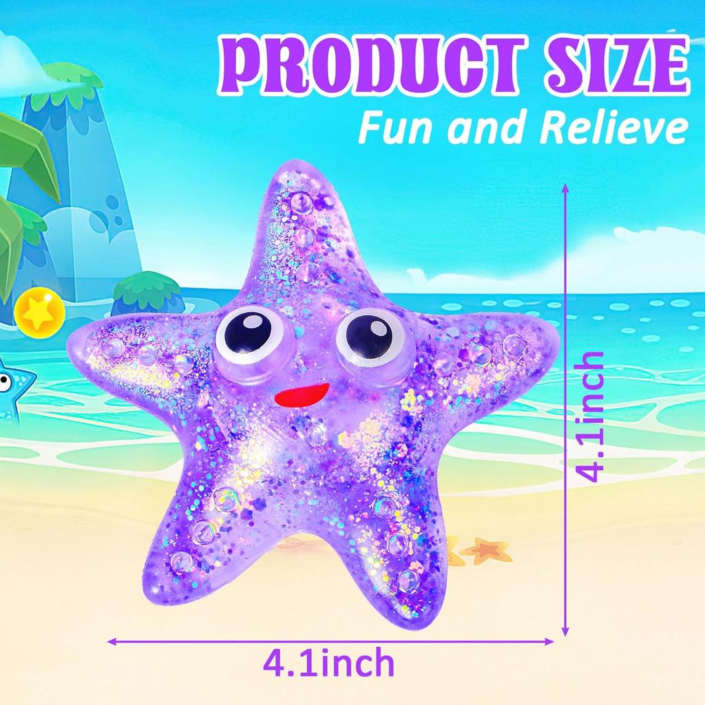 Quetsch-Oktopus Stressbälle für Kinder & Erwachsene - Sensorisches Fidget Spielzeug, Klassenzimmerpreise, Partygeschenke, Stressabbau Spielzeug