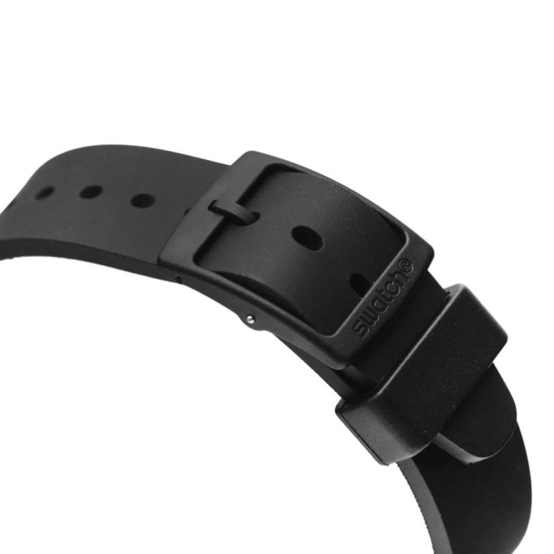 Swatch Urethane Watch Bioceramic What If Black So34b700