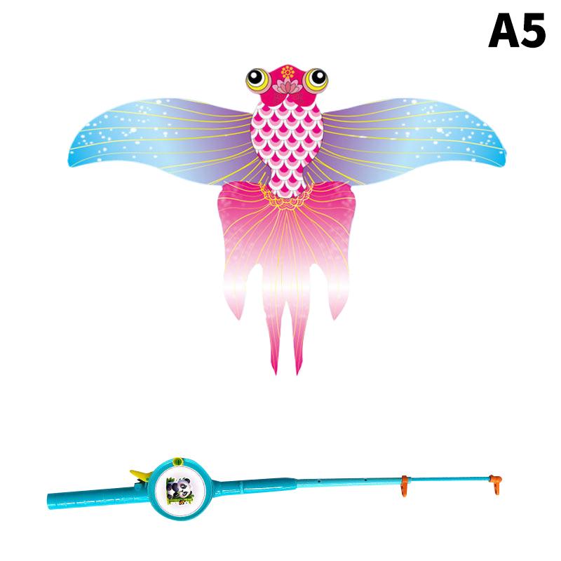 

Детский воздушный змей игрушка мультяшный орел складной мини пластиковые игрушки воздушный змей ручной тормоз удочка бабочки подвижные крылья уличная игрушка