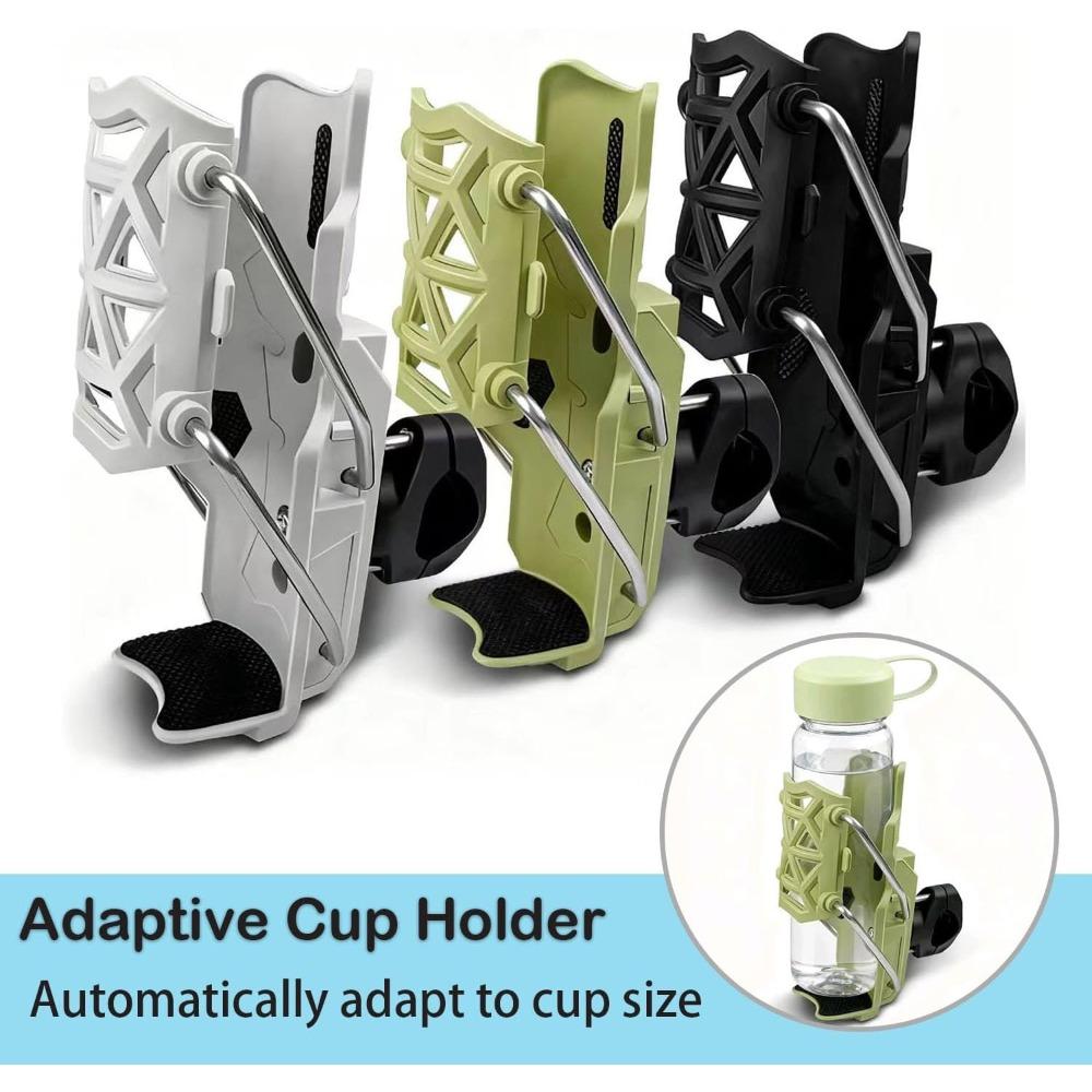 Hollow Out No Drilling 360 Rotating Self Adaptive Cup Holder Bicycle Motorcycle Electric Scooter Bike Water Bottle Mount Stand
