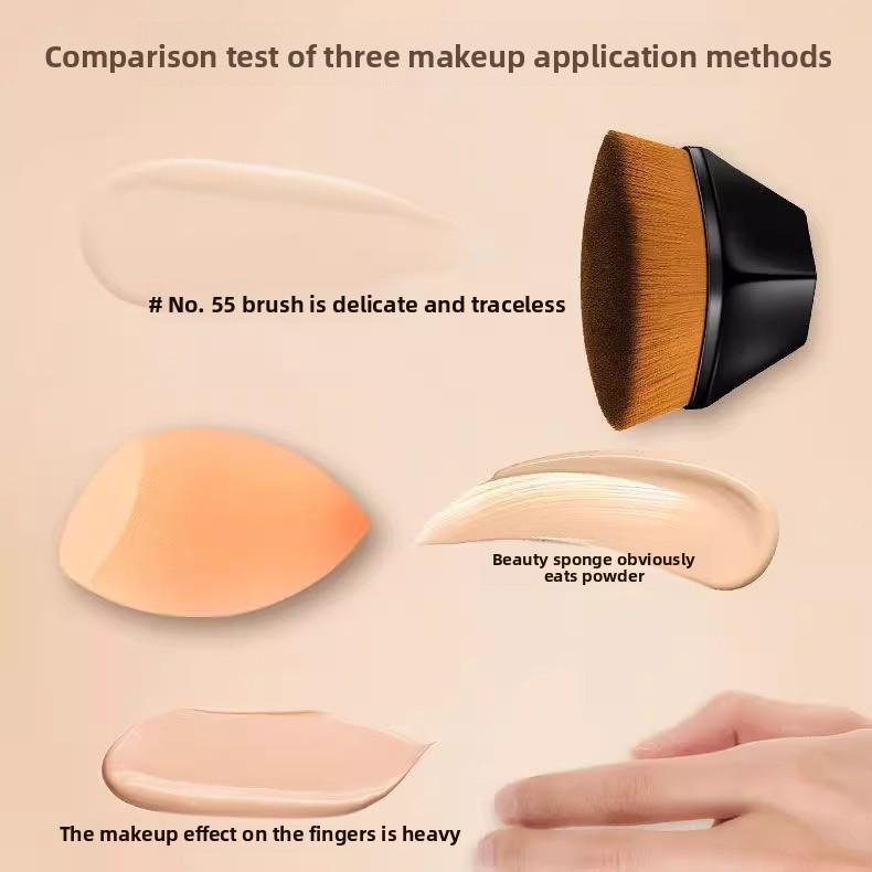 55 Magic Foundation Brush Makeup Set Non-Absorbent Foundation Liquid Loose Powder Brush Tool Portable Makeup Brush