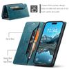 For iPhone 16 Vintage Leather Flip Wallet Case with RFID Blocking Card Slot, Matte Retro Folio Cover for Women Men (4 Colors)