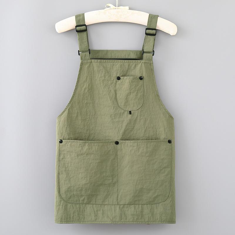 Apron for Home Kitchen Accessories Household Adjustable Shoulder Straps Work Clothes Waterproof Catering Milk Tea Shop Workwear