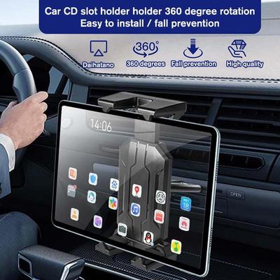 Car Phone Holder for Car CD Slot Mount Tablet Holder Stand In Car for iPad Air iPhone Samsung Support 4-12 Inch Devices