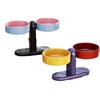 Neck Protection Double Dog Bowl Anti-Leakage Cat Bowl Portable High Legged Bowl  for Cats Dogs