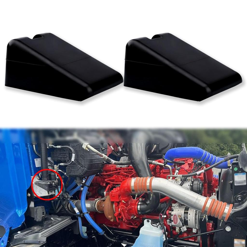 2er-Pack Motorhaubenfangpuffer Stütze Ersatz Links Rechts L856081 L85-6081 M75681 für Peterbilt 567 579