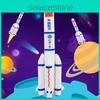 Soft Plush Toy Rocket Model Creative Space Launcher Pillow Long March Rocket Doll For Children