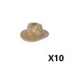 MOC Armes Médiévales Accessoire Briques Soldat Figurine Chapeau de Cow-boy Fusil de Chasse Arbalète Lance Armure Casque Masque Brique Jouet