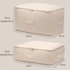 Large Capacity Quilt Storage Bag Bedroom Cloth Compression Bag Duvet Storage Bag Wardrobe Organizer Save Space Compressible Bag