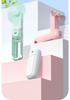 4-in-1 USB Rechargeable Multi-Functional Mini Fan with Phone Holder, Mirror, Flashlight, and Three-Speed Settings