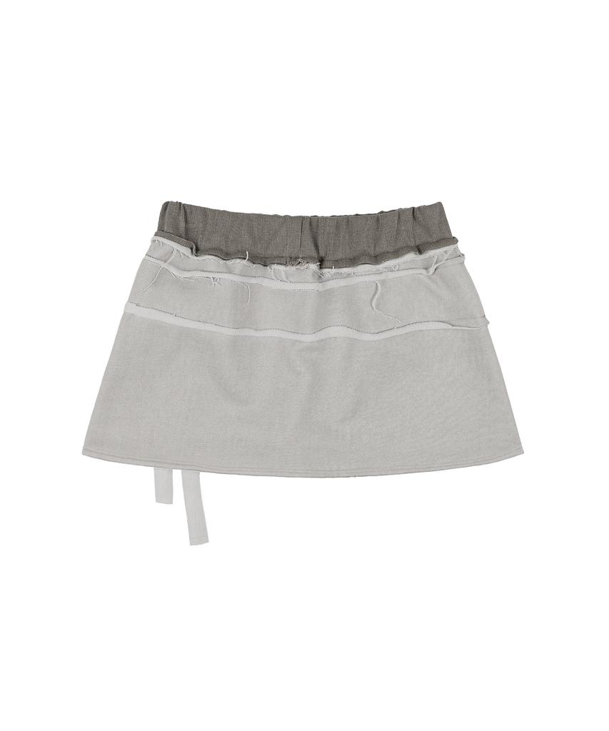 Fancy Club Die-Wash Tie Skirt (Brown) F25Zd968