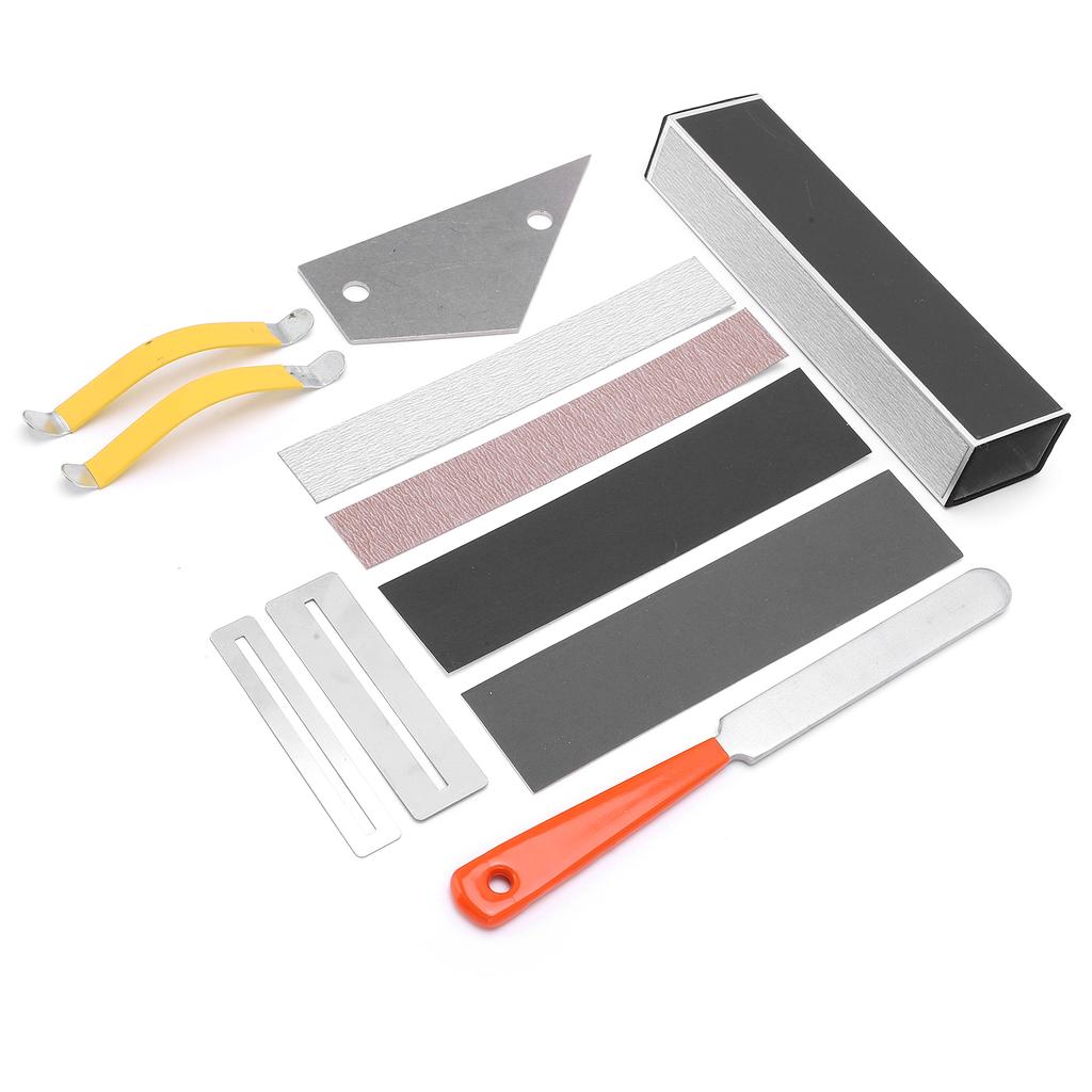 Guitar Luthier Tool Set Levelling Maintenance Repair Kit Accessory for Acoustic Electric Bass
