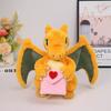 30CM Kawaii Charizard Plush Love Letter Fire Dragon Christmas Charmander Doll Soft Stuffed Toys Halloween Gifts for Children