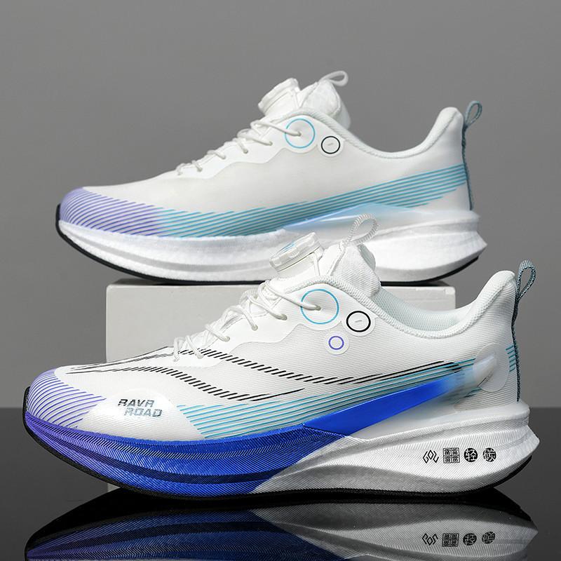 Red Rabbit 8pro Running Shoes for Autumn Primary and Secondary School Students Shock Absorbed Rotating Button Racing Running Shoes for Women