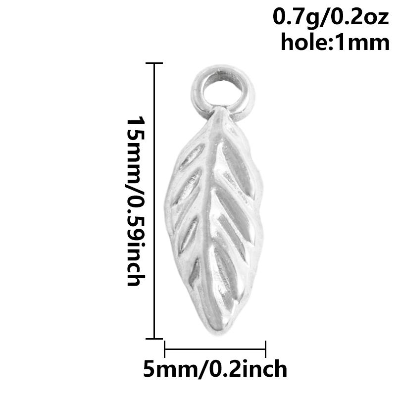 

5pcs/Lot No Fade Cactus Sunflower Feather Leaf 304 Stainless Steel Pendants For DIY Earrings Bracelets Jewelry Making Charm Bulk