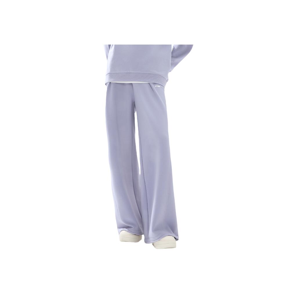 Li Ning Fitness Series Logo Letter Stitching Sports Casual Pants Women pants AKLV966-3