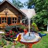 Solar Fountain Pump For Garden Pond Bird Bath Pool 16cm Floating Outdoor Water Fountain with 8 Nozzles No Electricity