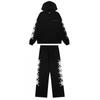 2026 Set Tuta con Felpa Senza Cappuccio in Cotone Leggero e Pantaloni Jogger Uomo Donna Streetwear Casual