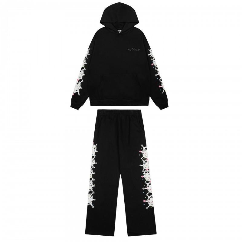 2026 Set Tuta con Felpa Senza Cappuccio in Cotone Leggero e Pantaloni Jogger Uomo Donna Streetwear Casual