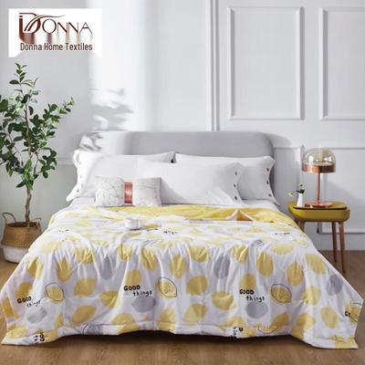 Donnahome Lemon Refreshing Fiber Summer Quilt