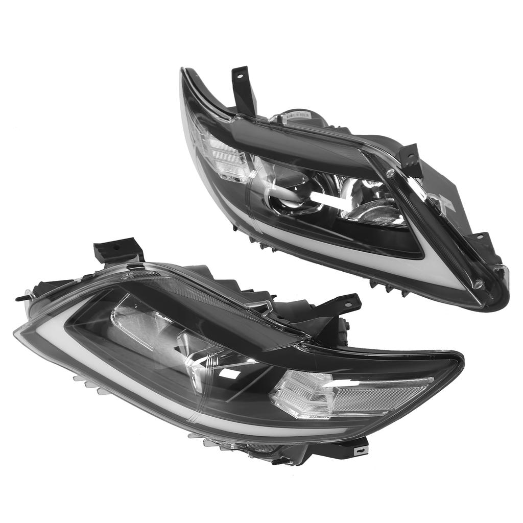 VLAND LED Projector Dynamic Headlights DRL Clear Lens Fit for Camry XV40 2010‑2011 LHD