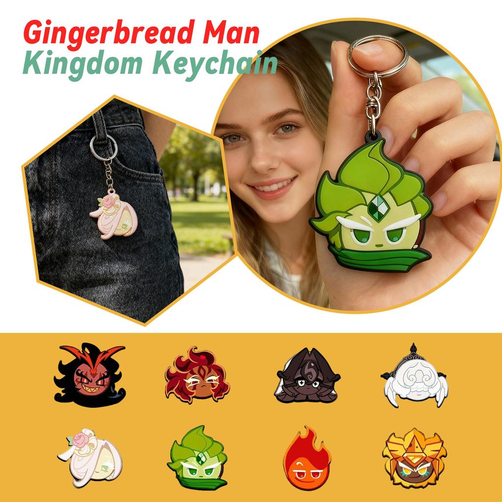 Cute Cartoon Character Keychain Acrylic Pendant