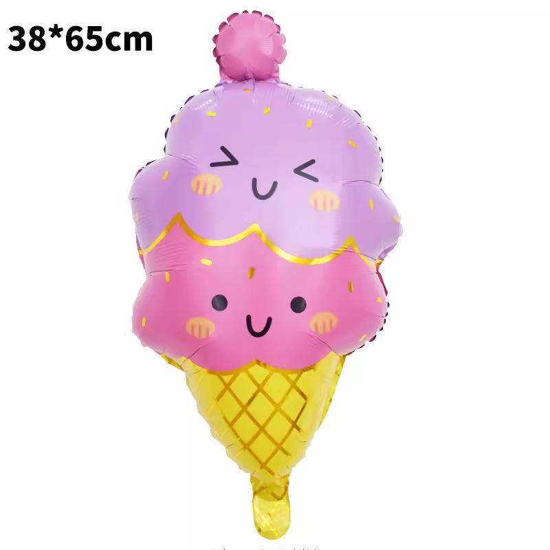 Ice Cream Cone Popsicle Balloon - Summer Party Decoration