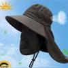 Cappello antizanzara pieghevole unisex di moda con rete nascosta repellente per insetti protezione per api protezione solare per esterni casual berretto da pesca