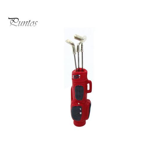 Мини-прекрасные клюшки для гольфа из сплава смолы, модель игрушки, кукольный домик, миниатюрные аксессуары красный