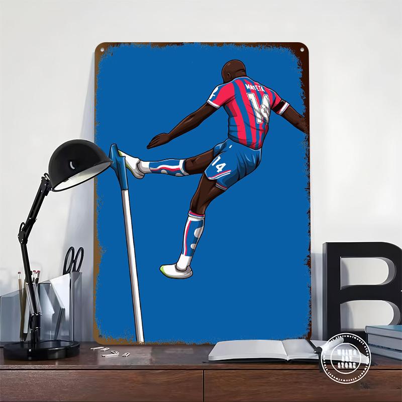 Jean-Philippe Mateta Poster Customized Wall Art Vintage Metal Signs Retro Tin Plaque for Man Cave Decoration Home Decorations