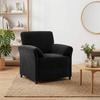 1 Seater Sofa Black 88 x 83 x 95 cm Velvet