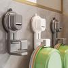 1 Stück Bohrloser Badezimmer-Hängebecken Starker Saugnapf Spülbeckenhaken, Becken-Aufbewahrungsregal, Platzsparend, Badezimmer-Reinigungswerkzeug