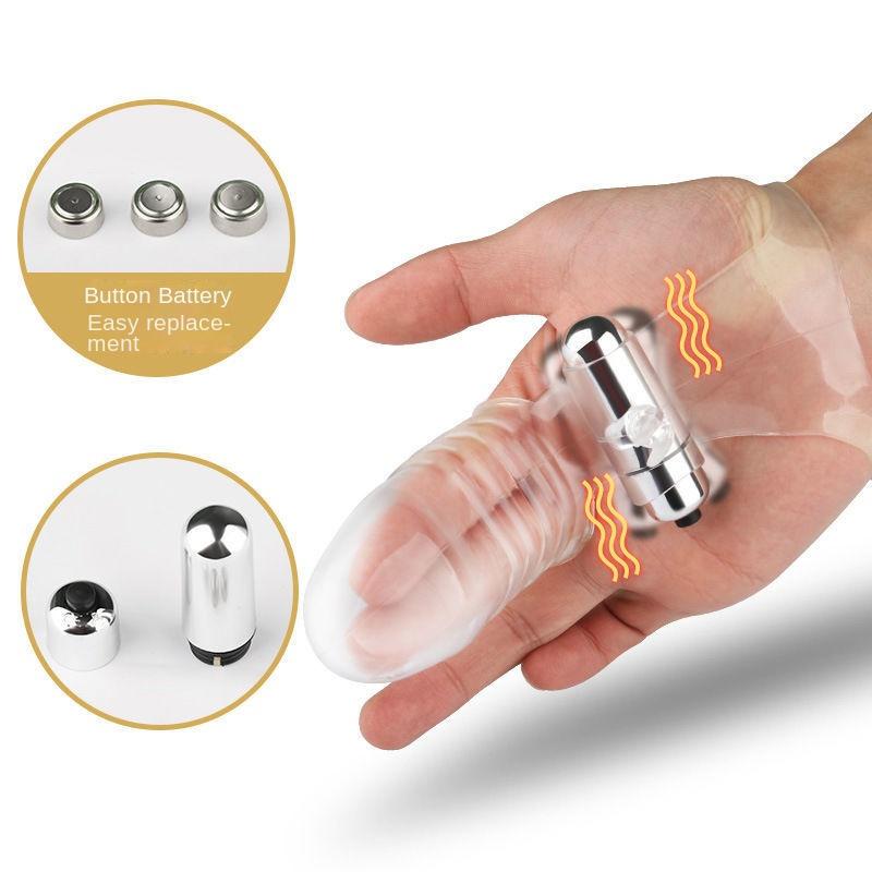 Adult Supplies Sex Toy Adult Fun Finger Vibrator Sets For Men And Women Digging Soft Jelly Crystal Sets Clit Vagina Vibrating
