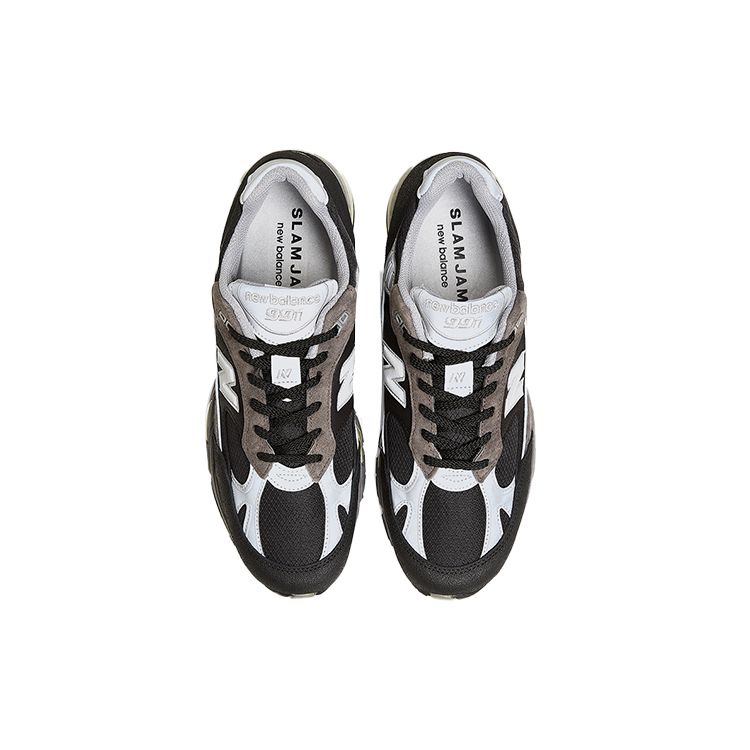 Slam Jam x New Balance 991 Made In England Shap Store Ανδρικά Αθλητικά Παπούτσια Μαύρο Ασημί M991SJM