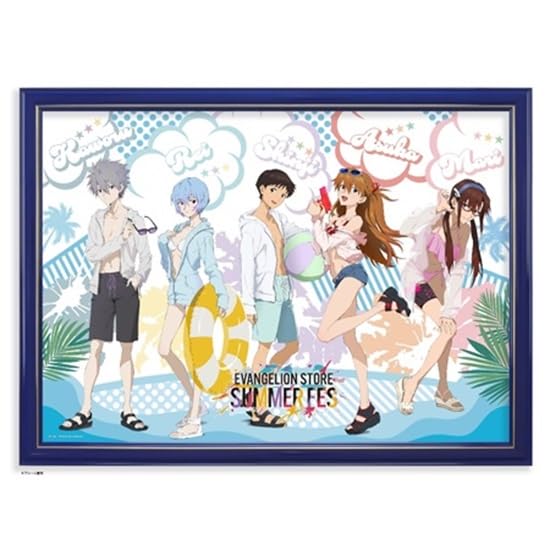 Yanoman in Jigsaw Puzzle Evangelion EVA SUMMER FES Includes Piece Request Spatula (Yanoman) [Made Japan] 500-Piece (38x53cm) 05-1091, Postcard,
