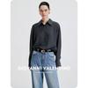 GIOVANNI VALENTINO Women's Long-Sleeve Casual Shirt