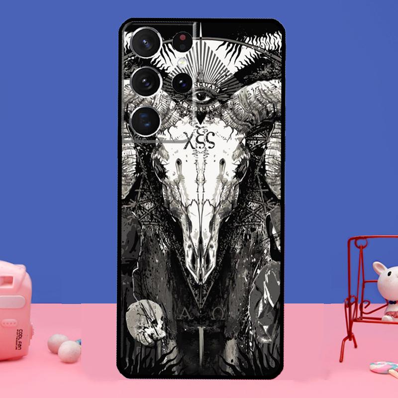 

Чехол для телефона Satanic Demon для Samsung Galaxy S21 Ultra S20 FE S8 S9 S10 S22 Plus Note 20 Ultra с полным покрытием Galaxy S9 Plus