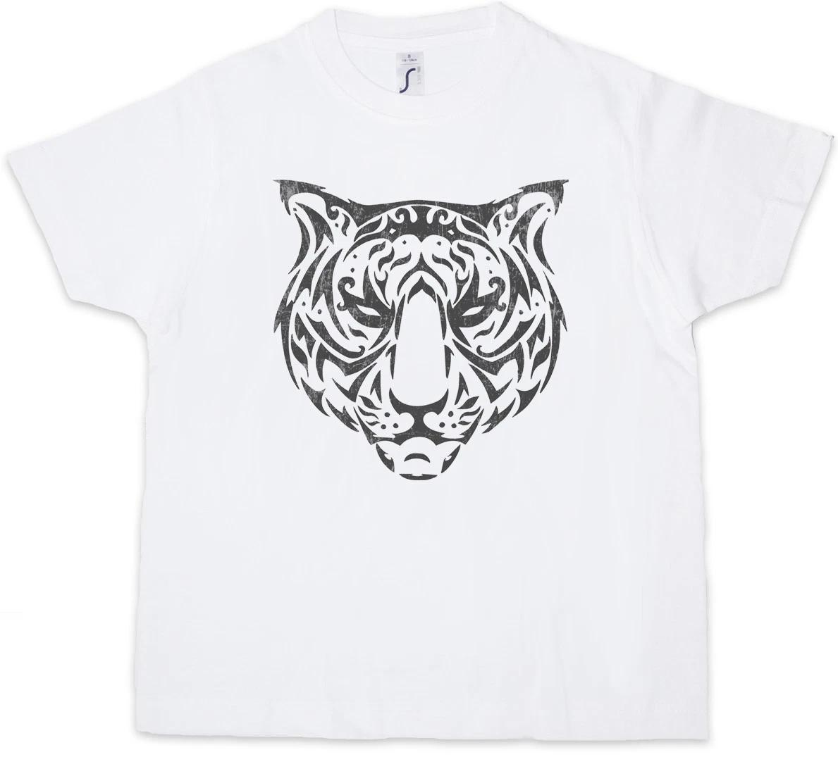 TRIBAL TIGER II Kids Boys T-Shirt Celtic Celts Religion Symbol Tattoo Art 160