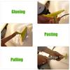 1set Dent Removal Puller Tabs 10-pieces No Paint Dent Repair Glue Tabs Vehicle Body Repair Hailstone Damage Fixing Tools