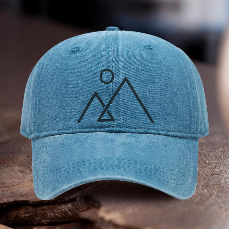 Pc Adjustable Hat with Mountain Sunrise Print Unisex Women Outdoor Sports Style Ideal Gift for Weddings Parties Birthdays Ess