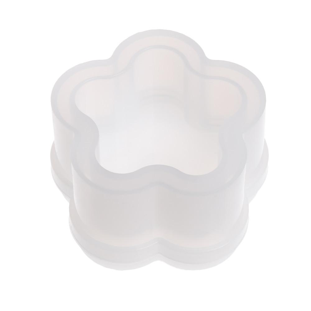 Hexagon Round Hand Made Tools Epoxy Resin Crystal Glue Storage Box Molds Silicone Casting Mould